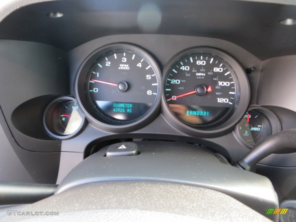 2011 Silverado 1500 LS Crew Cab - Summit White / Dark Titanium photo #39