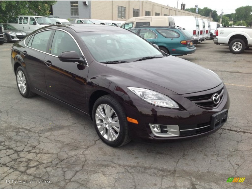 2010 MAZDA6 i Touring Sedan - Black Cherry Metallic / Black photo #7