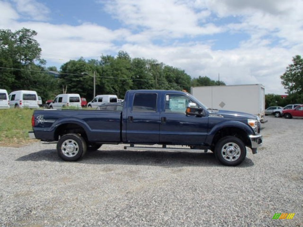 Blue Jeans Metallic Ford F350 Super Duty