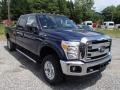 2013 Blue Jeans Metallic Ford F350 Super Duty XLT Crew Cab 4x4  photo #2