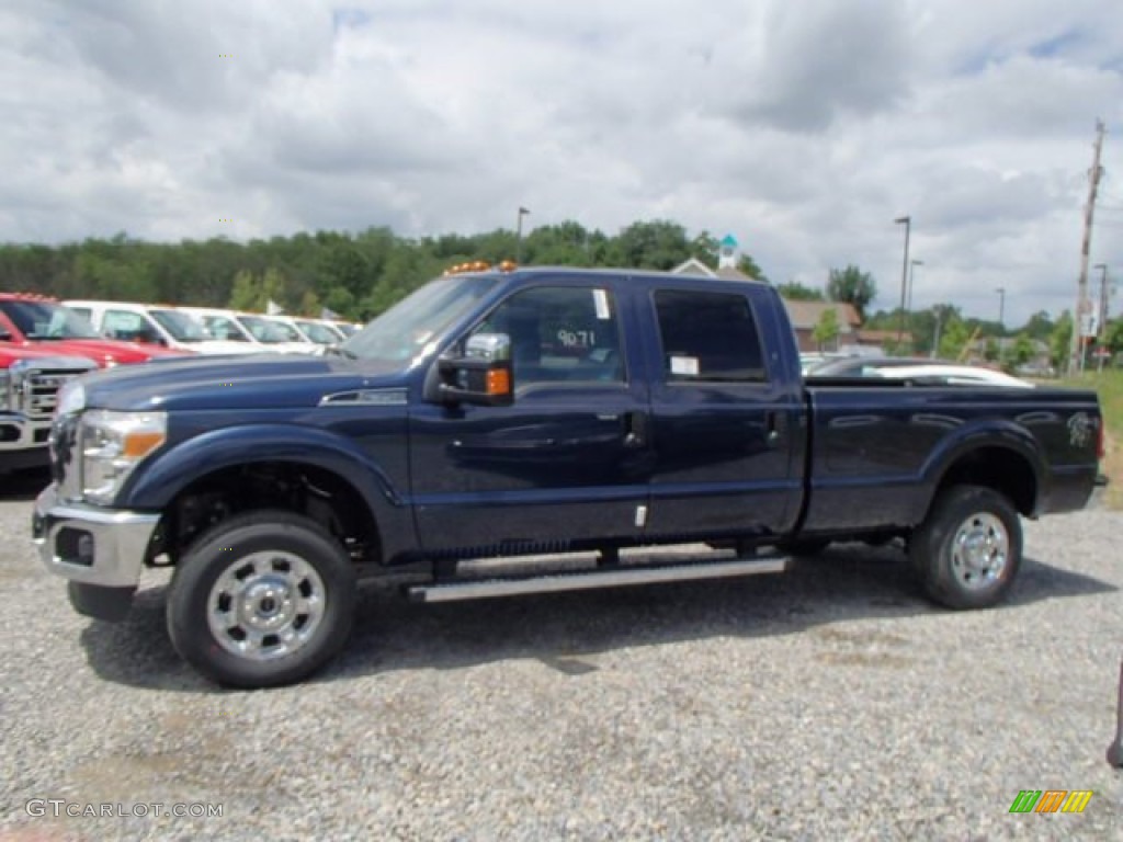 Blue Jeans Metallic 2013 Ford F350 Super Duty XLT Crew Cab 4x4 Exterior Photo #82099092