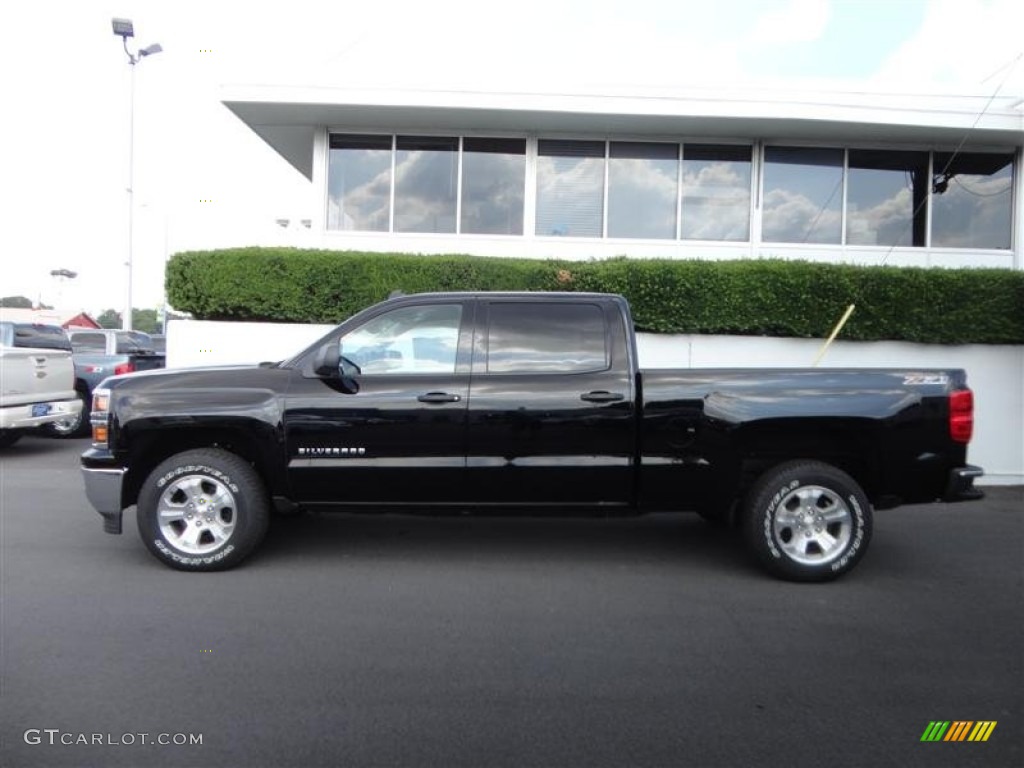 2014 Silverado 1500 LT Crew Cab 4x4 - Black / Jet Black photo #4