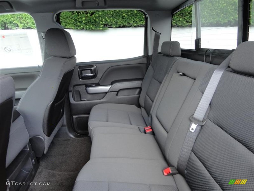 Jet Black Interior 2014 Chevrolet Silverado 1500 LT Crew Cab 4x4 Photo #82099582