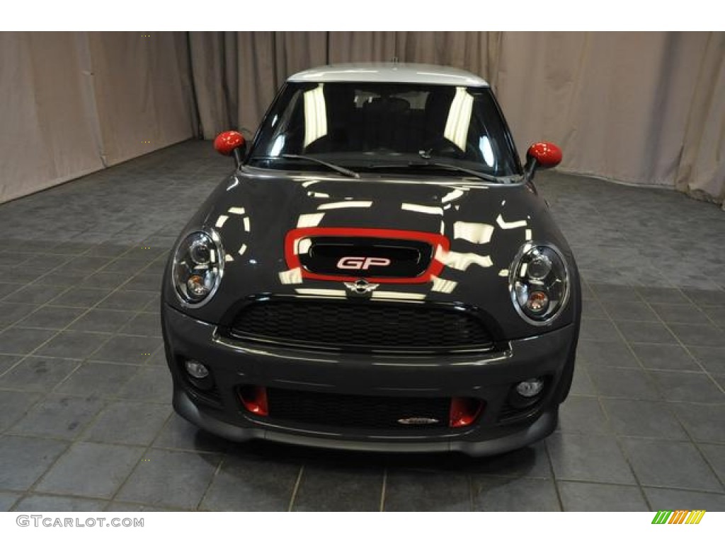 2013 Cooper John Cooper Works GP - Thunder Grey Metallic / GP Recaro Sport Black/Dinamica photo #3