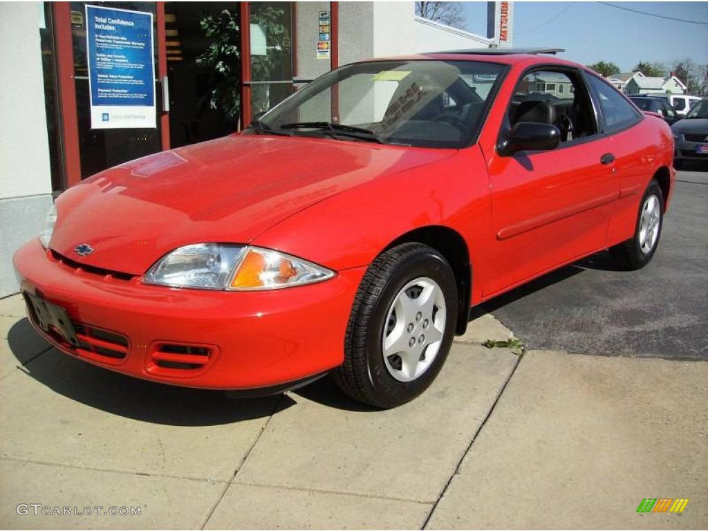 2002 Cavalier Coupe - Bright Red / Graphite photo #1