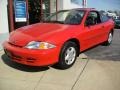 2002 Bright Red Chevrolet Cavalier Coupe  photo #1