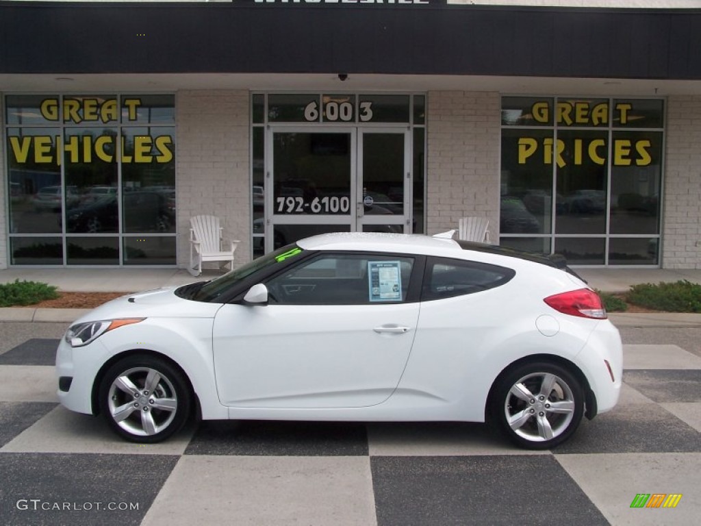 2012 Veloster  - Century White / Gray photo #1