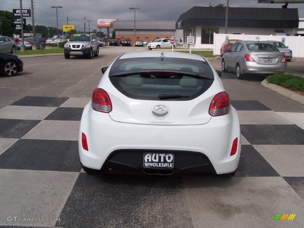 2012 Veloster  - Century White / Gray photo #4