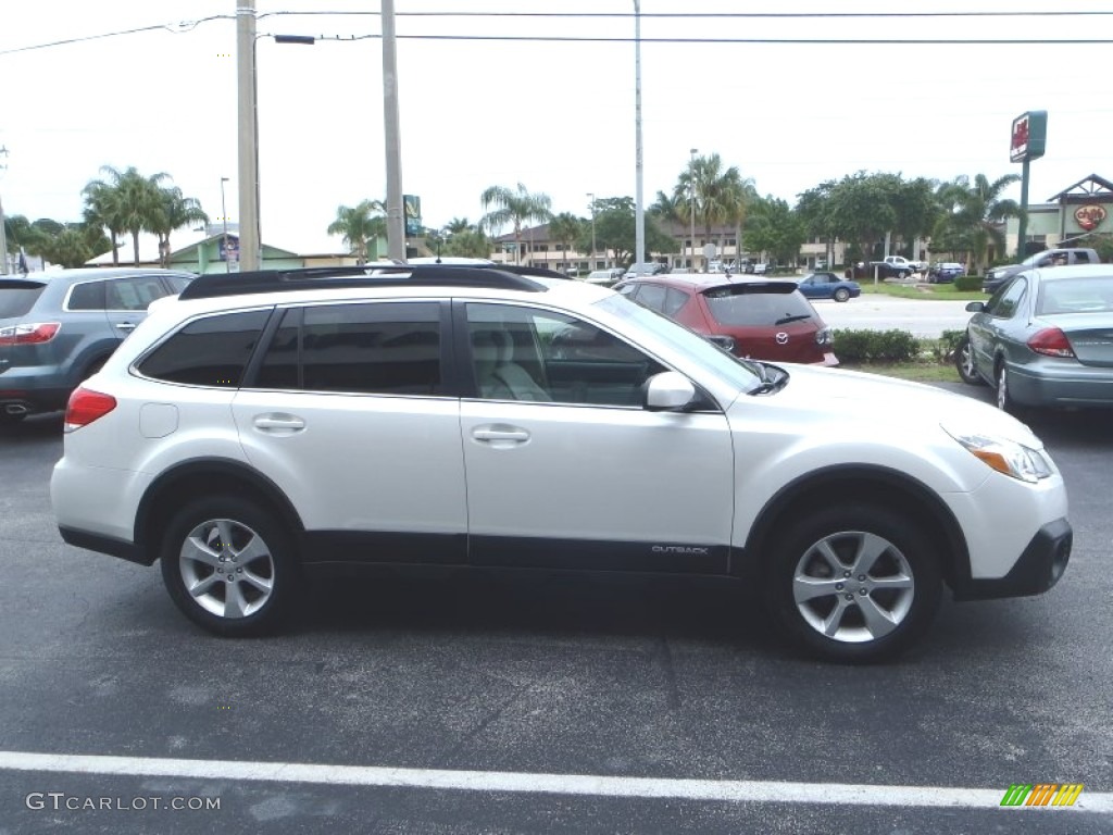 Satin White Pearl 2013 Subaru Outback 2.5i Premium Exterior Photo #82100959