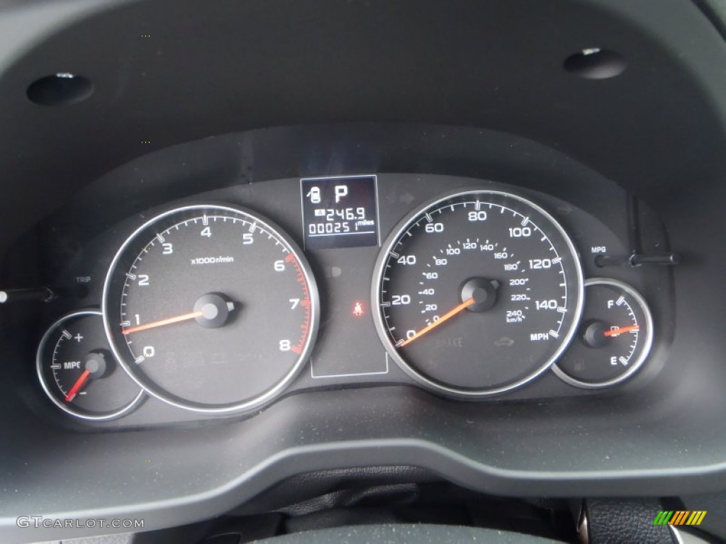 2013 Subaru Outback 2.5i Premium Gauges Photo #82101114