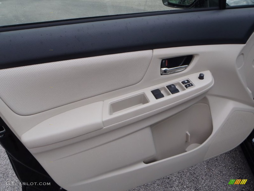 2013 Subaru Impreza 2.0i Limited 5 Door Ivory Door Panel Photo #82101610