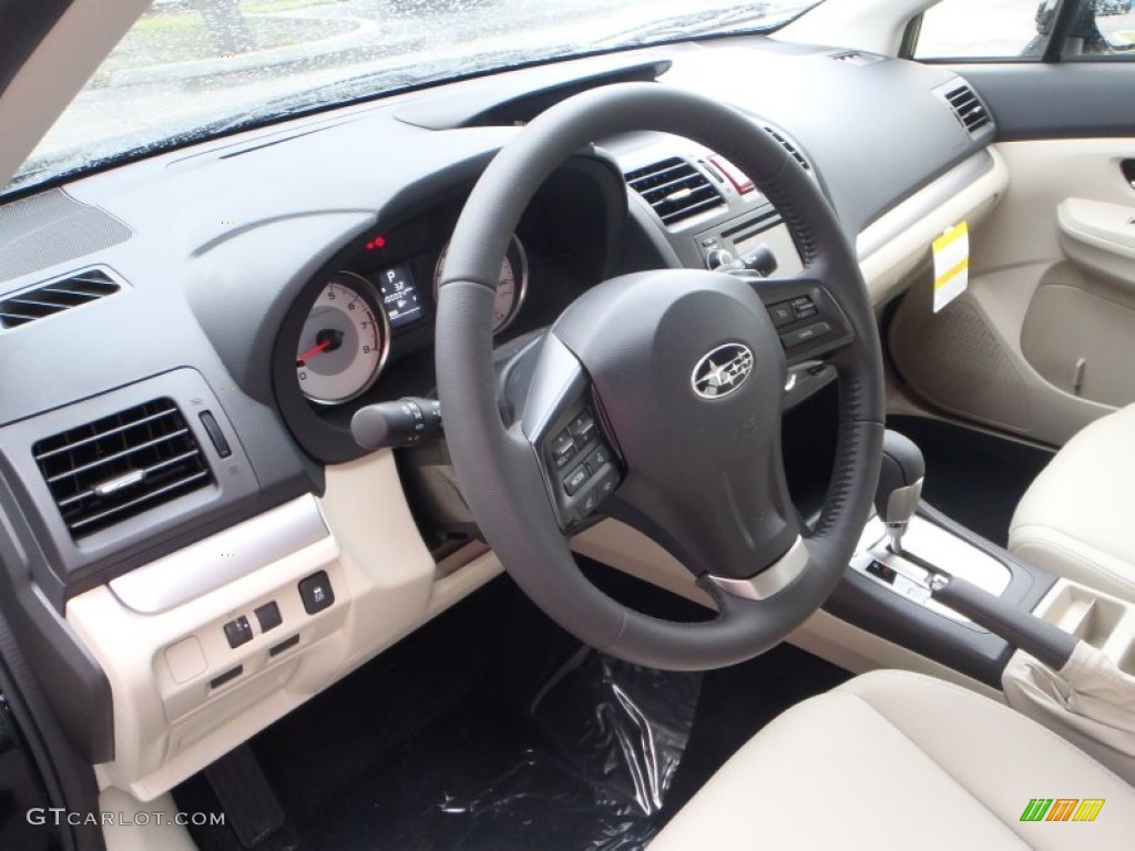 2013 Subaru Impreza 2.0i Limited 5 Door Ivory Dashboard Photo #82101647