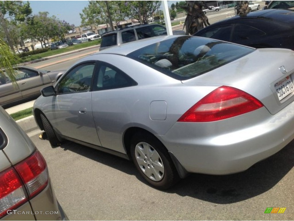 2003 Accord LX Coupe - Satin Silver Metallic / Black photo #2