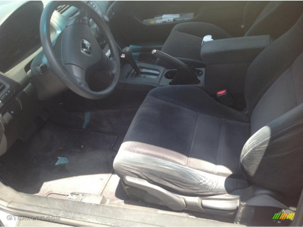2003 Accord LX Coupe - Satin Silver Metallic / Black photo #5