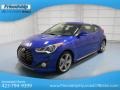 2013 Marathon Blue Hyundai Veloster Turbo  photo #2