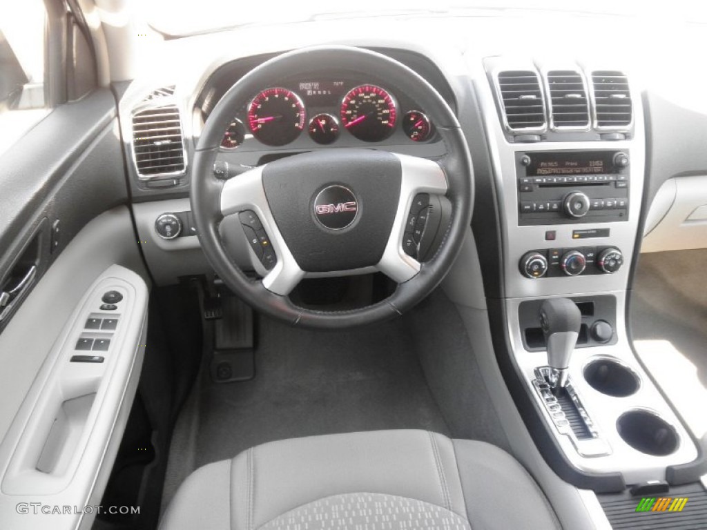 2009 Acadia SLE - Silver Green Metallic / Light Titanium photo #18