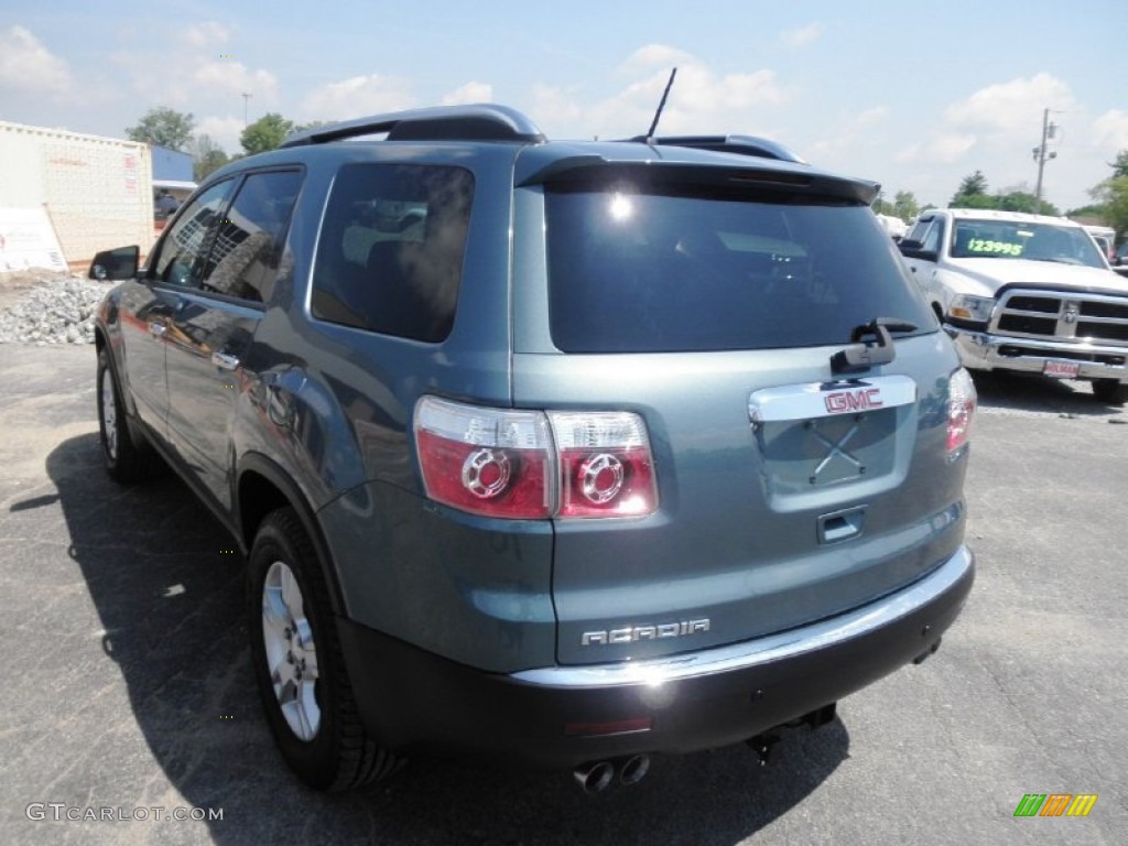 2009 Acadia SLE - Silver Green Metallic / Light Titanium photo #22