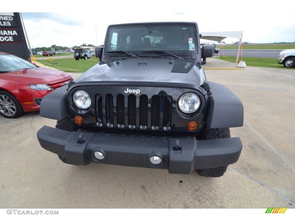 2011 Wrangler Rubicon 4x4 - Black / Black/Dark Saddle photo #9