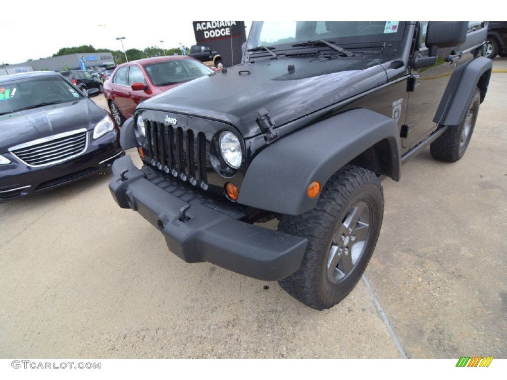 2011 Wrangler Rubicon 4x4 - Black / Black/Dark Saddle photo #10