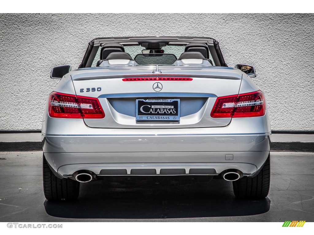 2012 E 350 Cabriolet - Iridium Silver Metallic / Black photo #3