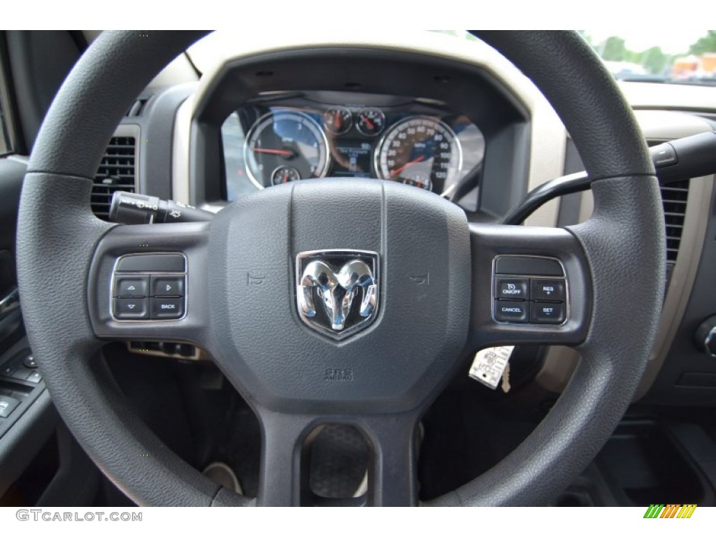 2012 Dodge Ram 2500 HD ST Regular Cab 4x4 Dark Slate/Medium Graystone Steering Wheel Photo #82104415