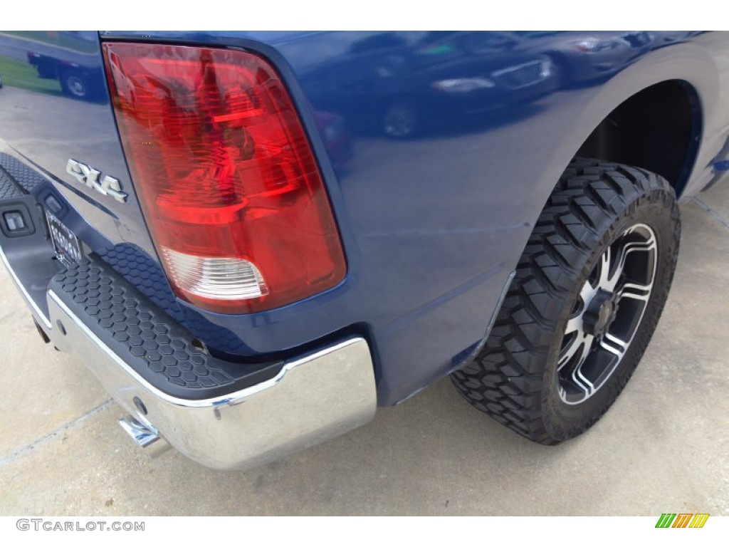 2011 Ram 1500 Big Horn Crew Cab 4x4 - Deep Water Blue Pearl / Dark Slate Gray/Medium Graystone photo #7