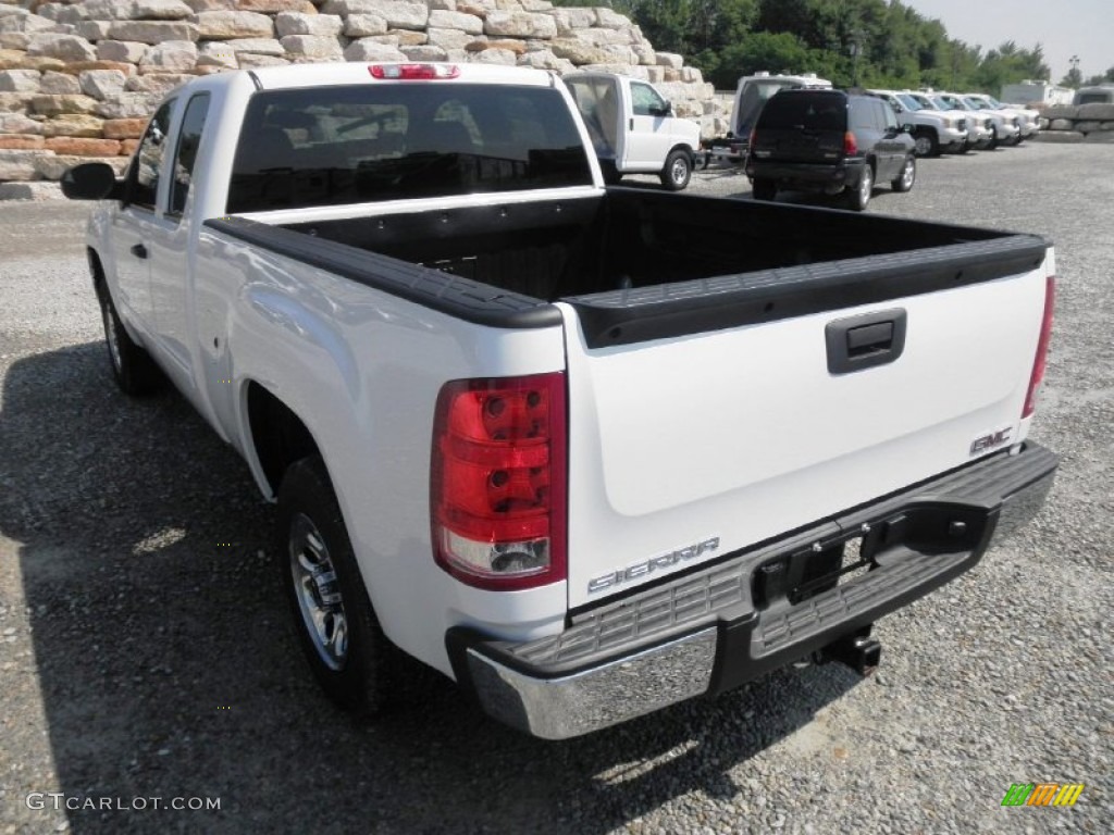 2013 Sierra 1500 SL Extended Cab - Summit White / Dark Titanium photo #14