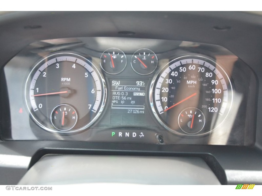 2011 Ram 1500 Big Horn Crew Cab 4x4 - Deep Water Blue Pearl / Dark Slate Gray/Medium Graystone photo #23