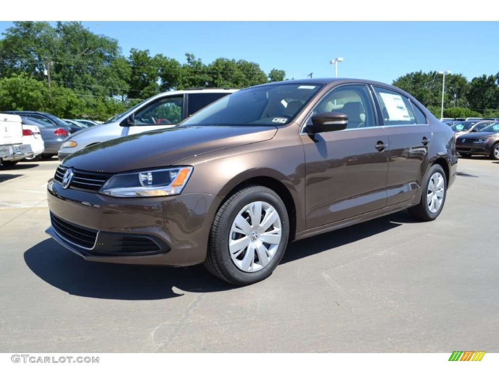 Toffee Brown Metallic 2013 Volkswagen Jetta SE Sedan Exterior Photo #82105864