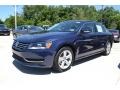 Night Blue Metallic 2013 Volkswagen Passat 2.5L SE Exterior