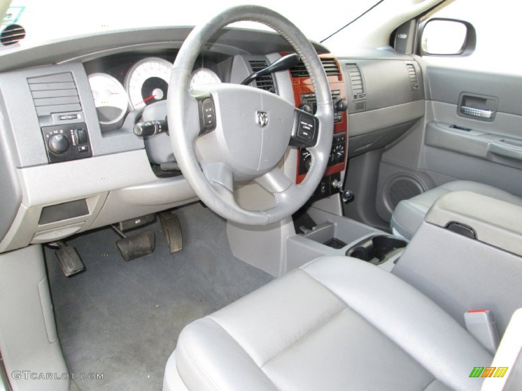 Medium Slate Gray Interior 2005 Dodge Durango SLT 4x4 Photo #82106755