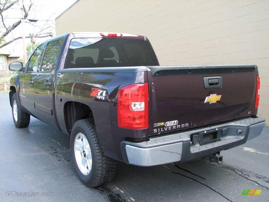 2008 Silverado 1500 Z71 Crew Cab 4x4 - Dark Cherry Metallic / Light Titanium/Ebony Accents photo #7