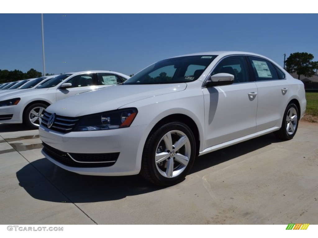 Candy White Volkswagen Passat