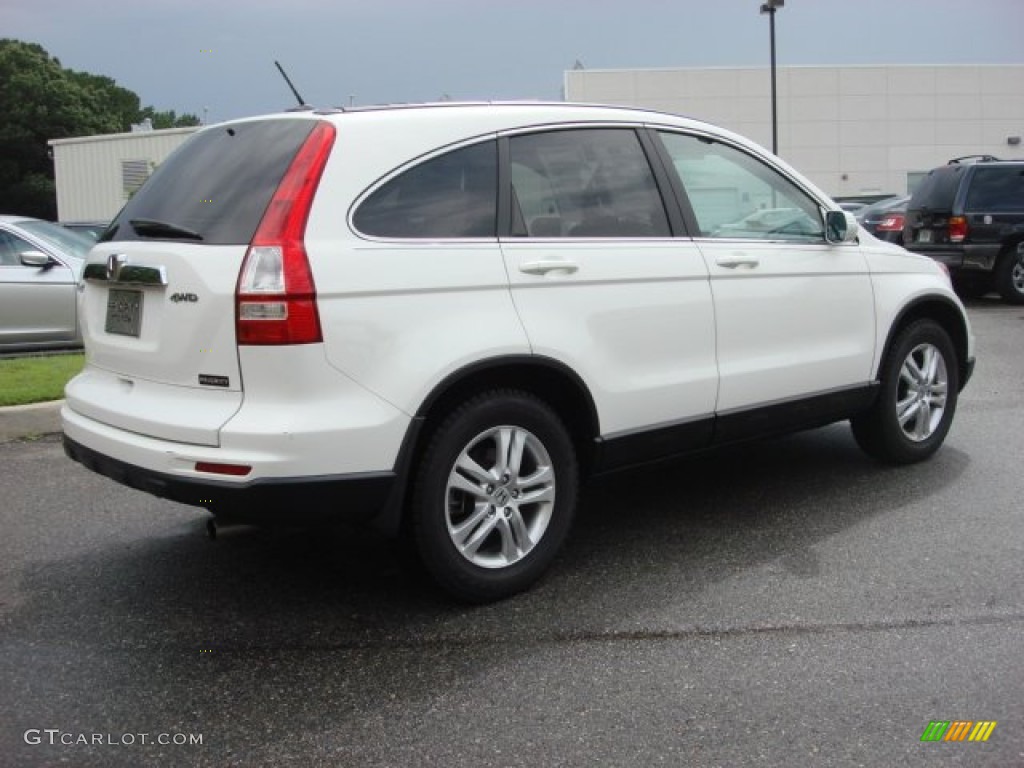 2011 CR-V EX-L 4WD - Taffeta White / Gray photo #6