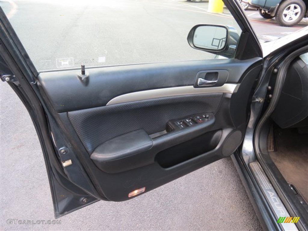 2004 TSX Sedan - Carbon Gray Pearl / Ebony photo #10