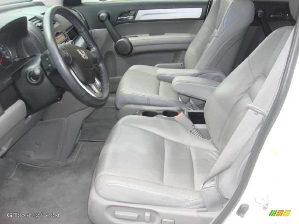 2011 CR-V EX-L 4WD - Taffeta White / Gray photo #11