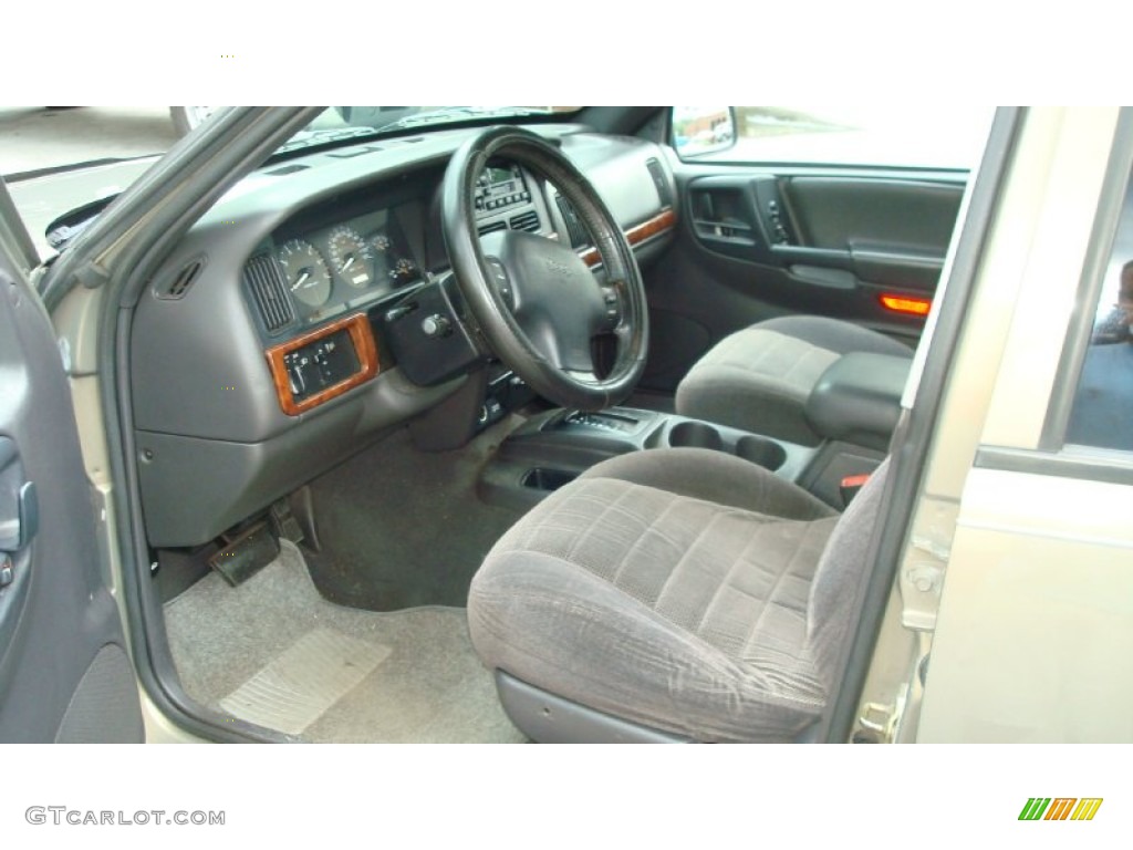 Black Interior 1998 Jeep Grand Cherokee Laredo Photo #82108069