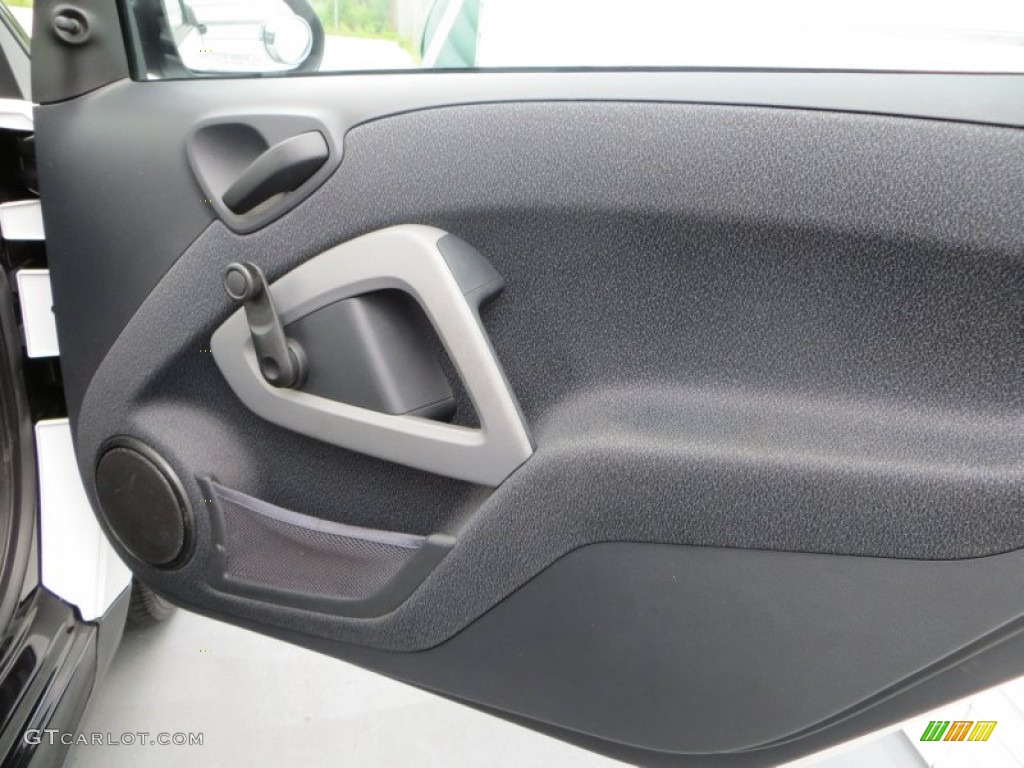 2009 Smart fortwo pure coupe Gray Door Panel Photo #82108855