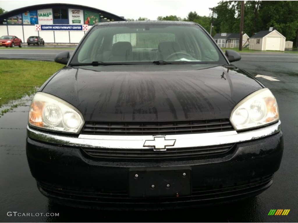 2005 Malibu LS V6 Sedan - Black / Gray photo #2