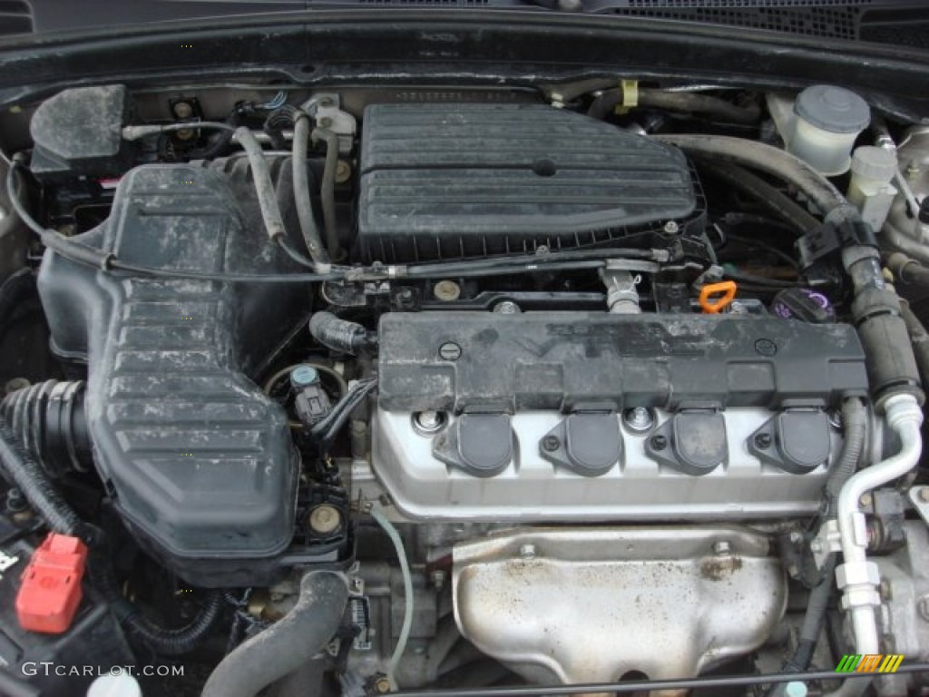 2002 Honda Civic EX Sedan 1.7 Liter SOHC 16-Valve 4 Cylinder Engine Photo #82109070