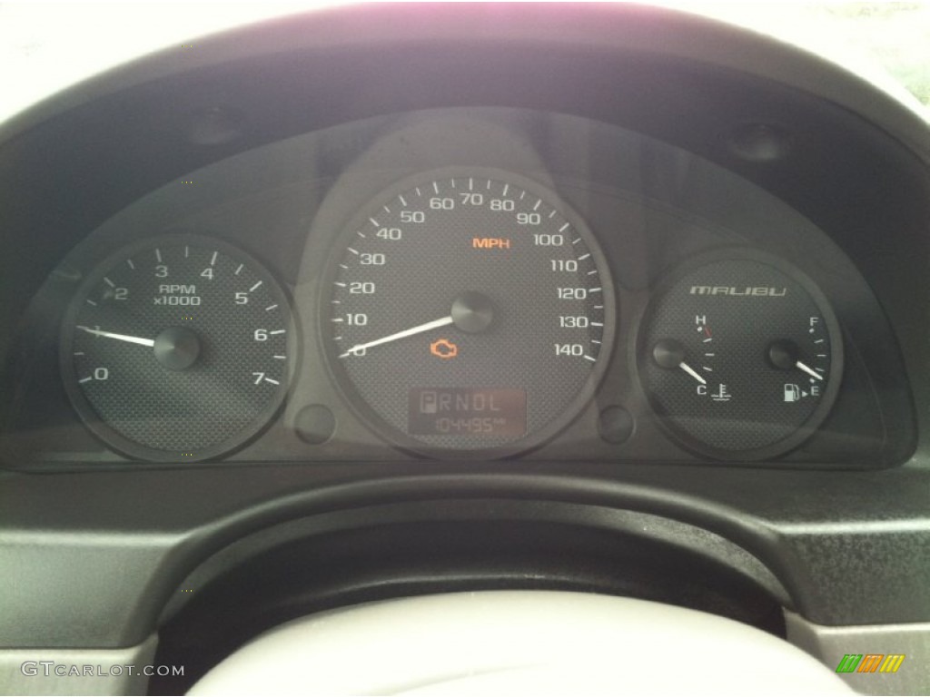 2005 Malibu LS V6 Sedan - Black / Gray photo #10