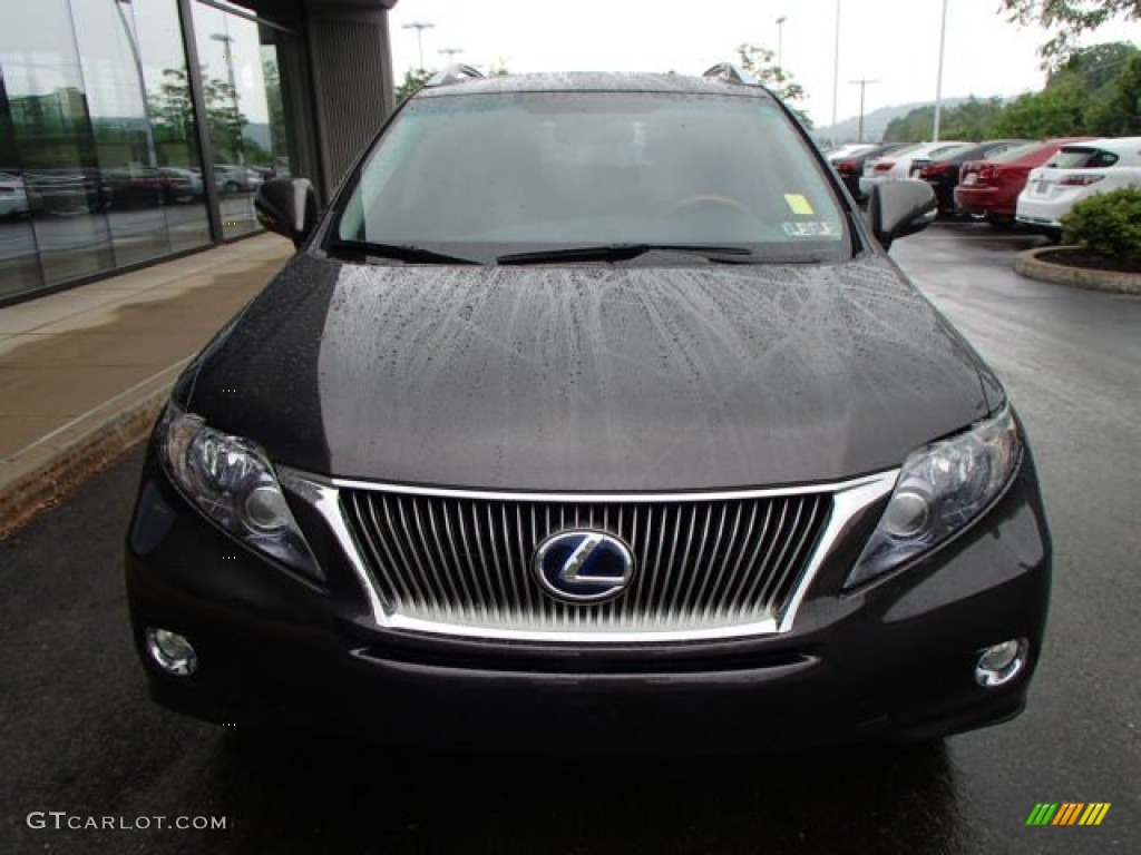 2010 RX 450h AWD Hybrid - Truffle Brown Mica / Black/Brown Walnut photo #3