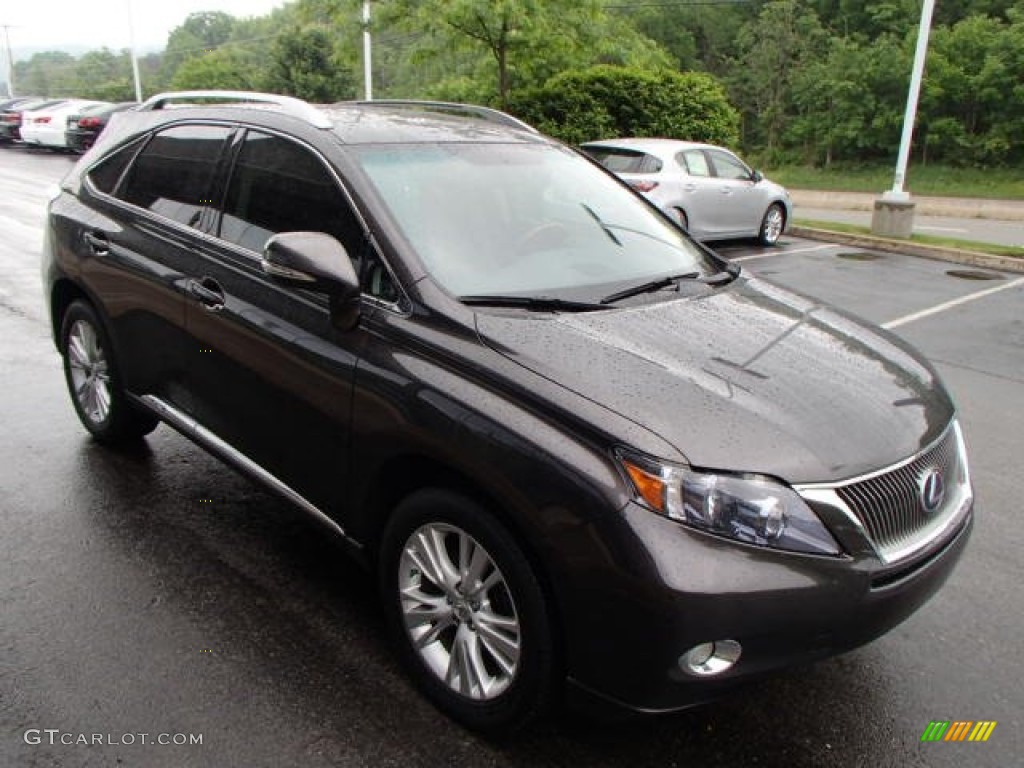 2010 RX 450h AWD Hybrid - Truffle Brown Mica / Black/Brown Walnut photo #4