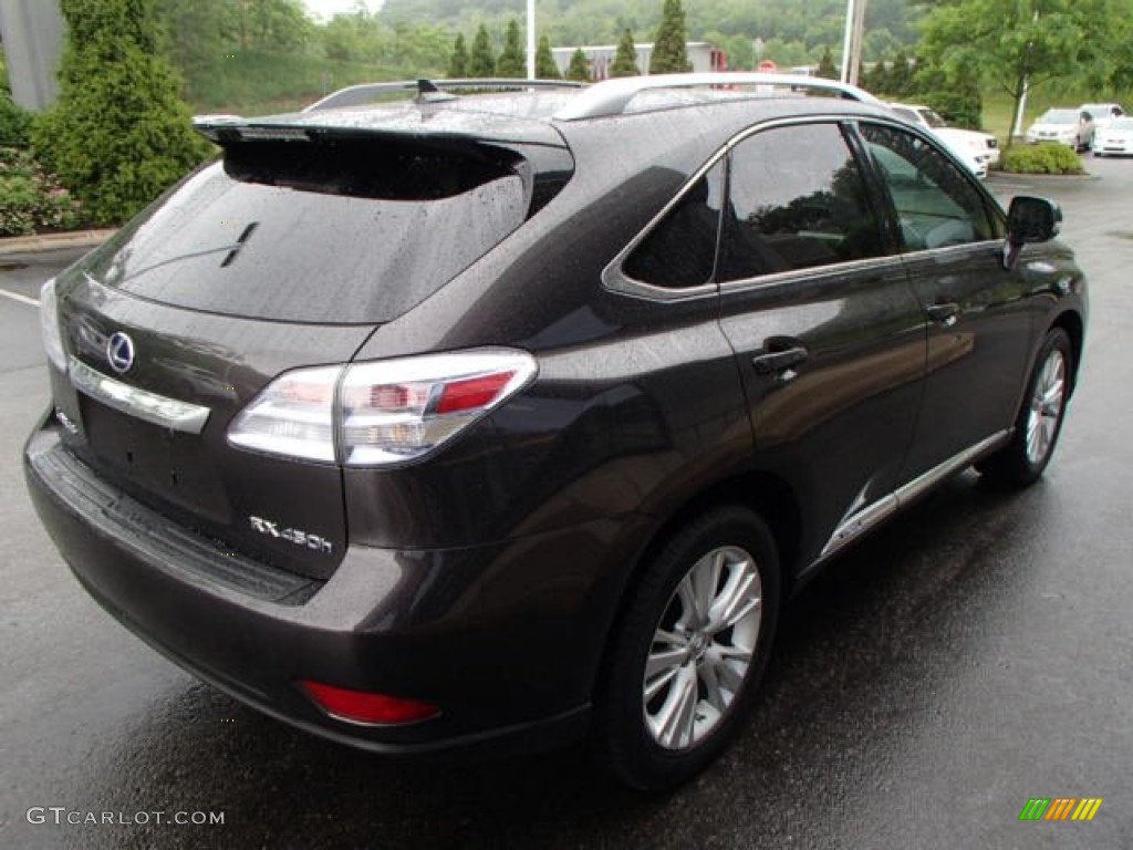 2010 RX 450h AWD Hybrid - Truffle Brown Mica / Black/Brown Walnut photo #5