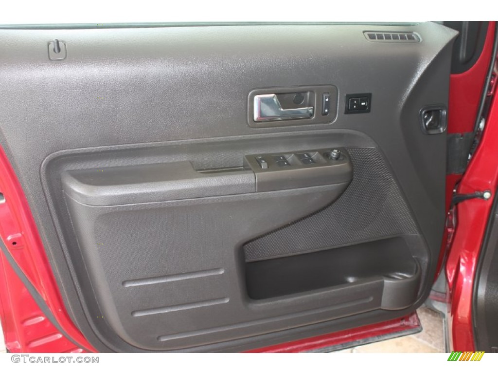 2007 Edge SEL Plus - Redfire Metallic / Charcoal Black photo #13