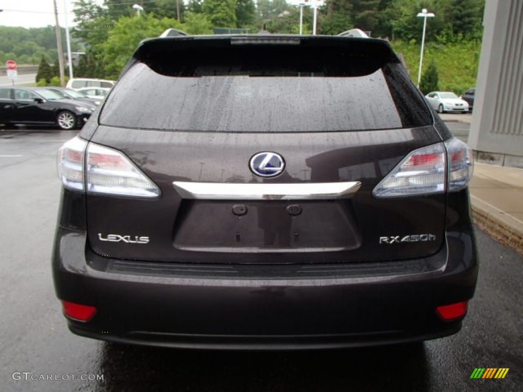 2010 RX 450h AWD Hybrid - Truffle Brown Mica / Black/Brown Walnut photo #6