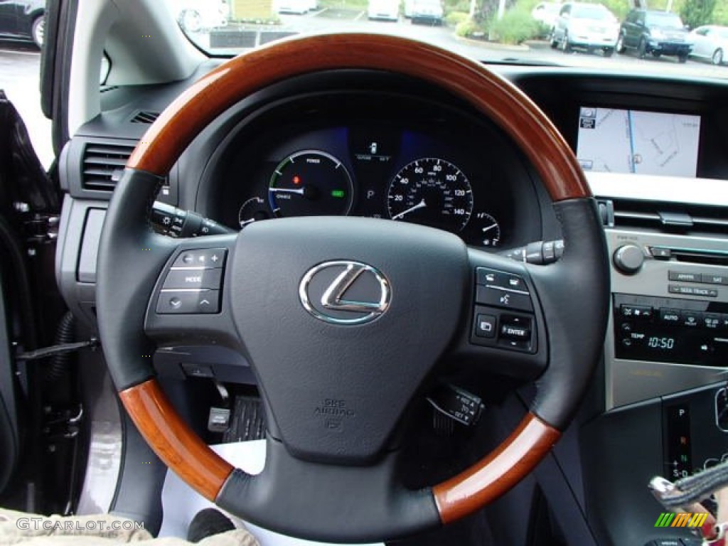 2010 RX 450h AWD Hybrid - Truffle Brown Mica / Black/Brown Walnut photo #18