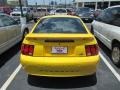 2004 Screaming Yellow Ford Mustang V6 Coupe  photo #6