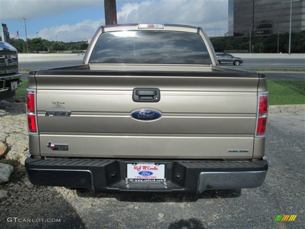 2011 F150 XLT SuperCrew - Pale Adobe Metallic / Pale Adobe photo #6