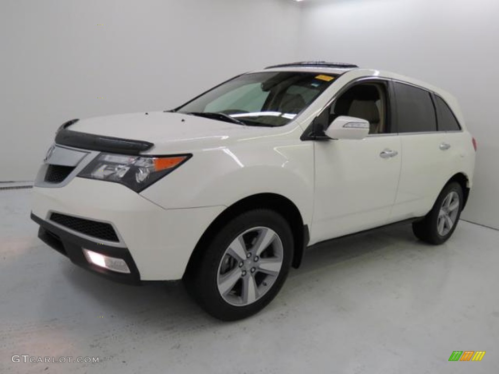 Aspen White Pearl 2011 Acura MDX Technology Exterior Photo #82110916
